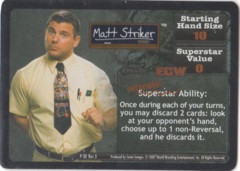 Matt Striker face card